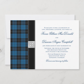 Invitación a la boda celta de Ramsay Hunting Tartá