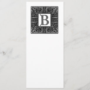 Invitación a la Boda Celta Monogramada de Plata