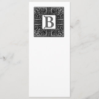 Invitación a la Boda Celta Monogramada de Plata