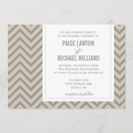 Invitación a la boda| Chevron