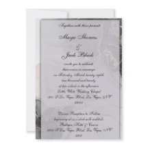 Invitación a la boda clásica