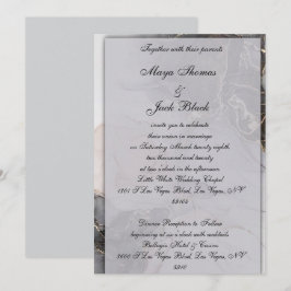 Invitación a la boda clásica