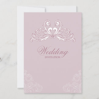 Invitación a la boda clásica barroca