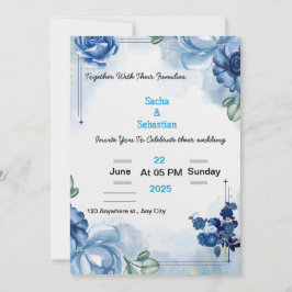 Invitación a la boda clásica - Diseño de Personali