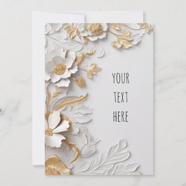 Invitación a la boda clásica/elegante