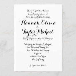 Invitación a la boda *Clásico moderno*