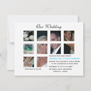Invitación a la boda - collage