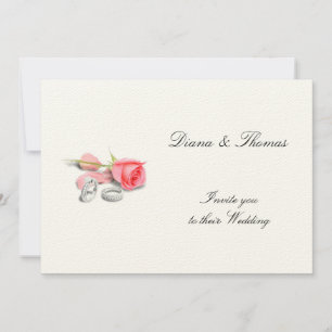 Invitación a la boda con clase