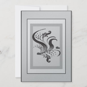 Invitación a la boda con elegancia simple