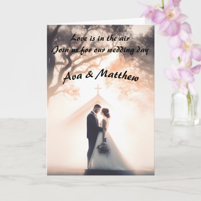 Invitación a la boda con estilo y elegancia (Orquídea)