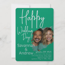 Invitación a la boda con guión elegante clásico