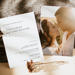 Invitación a la boda con imagen, invitación a la f