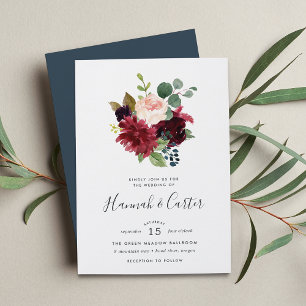 Invitación a la boda con sangre radiante