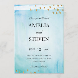 Invitación a la boda costera