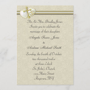 Invitación a la boda cristiana