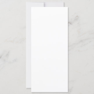 Invitación a la boda de 4" x 9.25" estilo esquina 