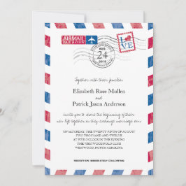 Invitación a la boda de Airmail