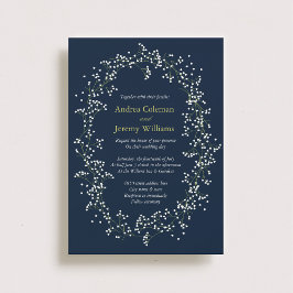 Invitación a la boda de aliento para bebé dulce