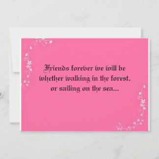 Invitación a la boda de amigos para siempre