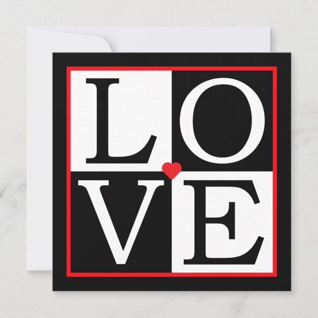 Invitación a la boda de AMOR (Anverso)