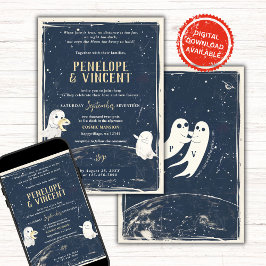 Invitación a la boda de amor de la luna