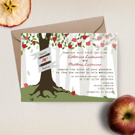 Invitación a la boda de Apple Orchard