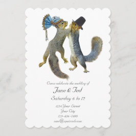 Invitación a la boda de ardillas bailarinas