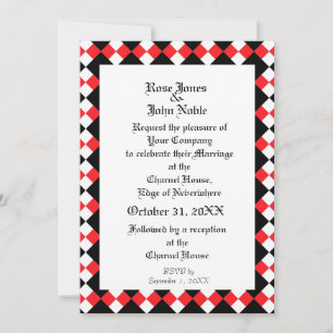 Invitación a la boda de Argyll Ivory XI (Ruby)