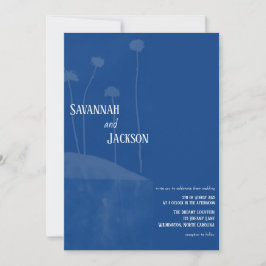 Invitación a la boda de Art Blue