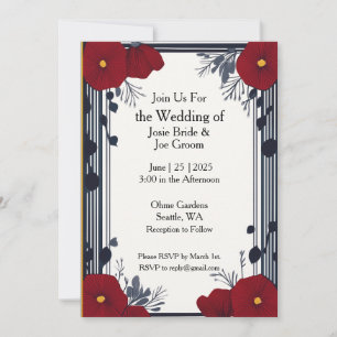 Invitación a la boda de Art Deco Roco de Camioneta