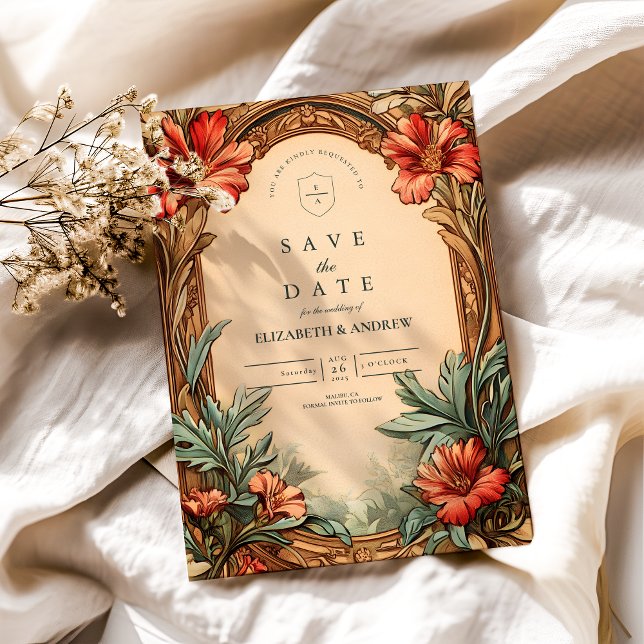 Invitación a la boda de Art Nouveau de Arco Ornate (Subido por el creador)