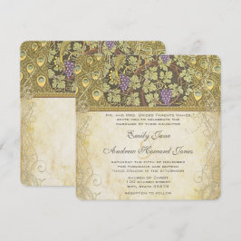 Invitación a la boda de aves pastorales de estilo 