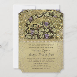 Invitación a la boda de aves pastorales de estilo 