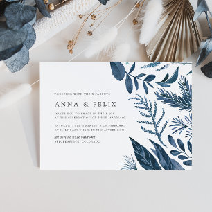 Invitación a la boda de Azure Wild