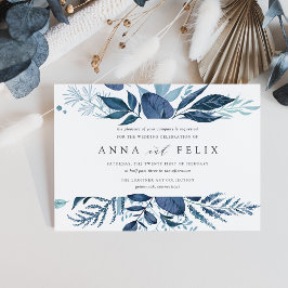 Invitación a la boda de Azure Wild