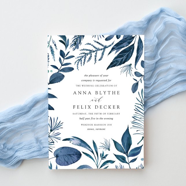 Invitación a la boda de Azure Wild (Subido por el creador)