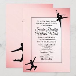 Invitación a la boda de bailarines de ballet