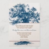 Invitación a la boda de banners de Arbor