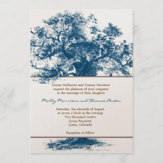 Invitación a la boda de banners de Arbor