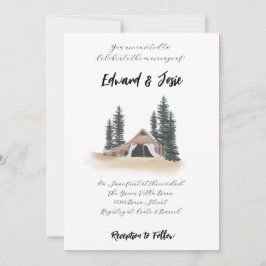 Invitación a la boda de Barn