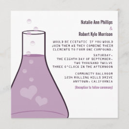 Invitación a la Boda de Beaker, púrpura
