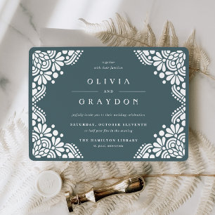 Invitación a la boda de Beaux Arts Sprudencia