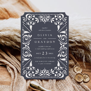 Invitación a la boda de Beaux Arts   Tinta