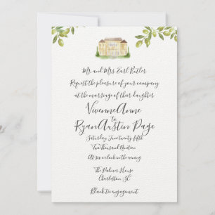 Invitación a la boda de Benvenuti Italia