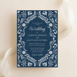 Invitación a la boda de Blue Talavera México