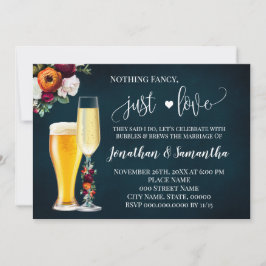 Invitación a la boda de bodas de la marina