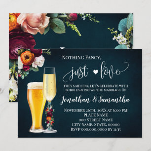 Invitación a la boda de bodas de la marina