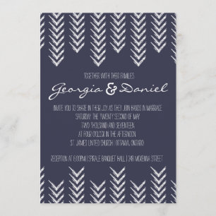 Invitación a la boda de Boho Arrowhead