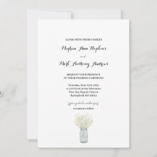 Invitación a la boda de Boho Country Moda