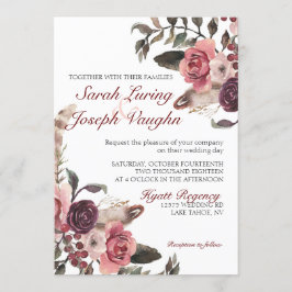 Invitación a la boda de Boho Moda